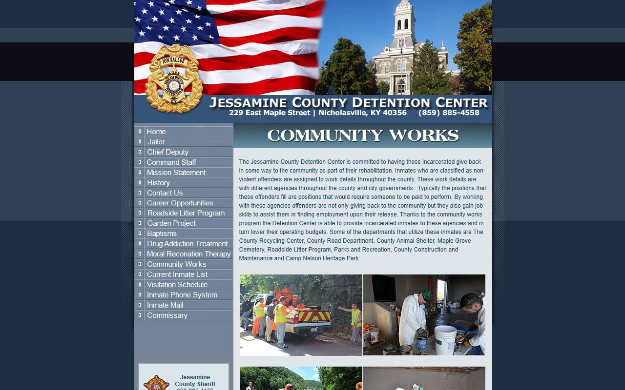 Jessamine County Restricted Custody Center community works program